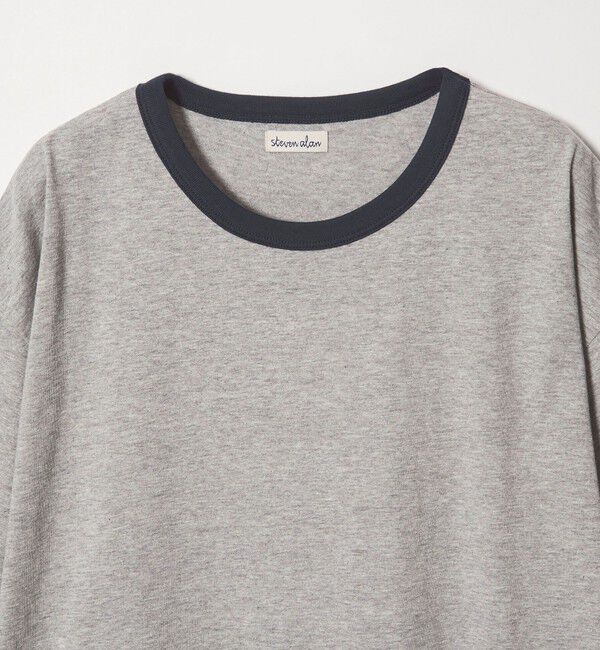 STEVEN ALAN「＜Steven Alan＞ リンガー クルーネック Tシャツ NARROW」|Tシャツ・カットソー|