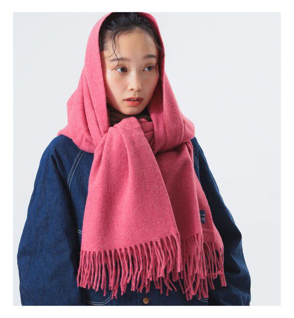 BEAMSBOY「HIGHLAND TWEEDS / ソリッド ストール 大」|マフラー|