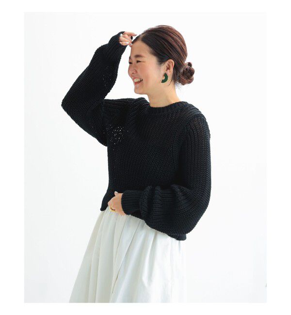 Demi-Luxe BEAMS 「畦編み ニット プルオーバー.M」|ニット・セーター|