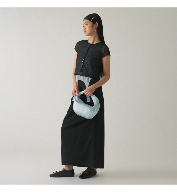 Ray BEAMS 「シアー コンパクト ハーフ スリーブ カーディガン」|ニット・セーター|