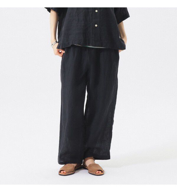 BEAMSBOY「リネン ソリッド イージー」|チノ|