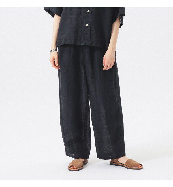 BEAMSBOY「リネン ソリッド イージー」|チノ|
