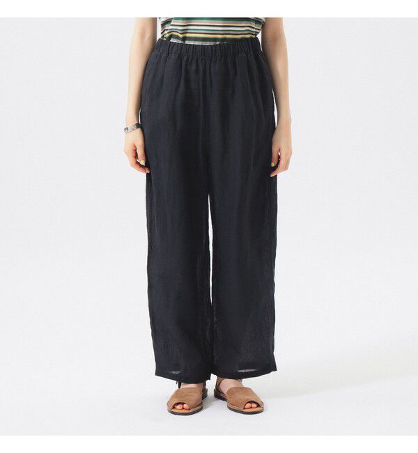 BEAMSBOY「リネン ソリッド イージー」|チノ|