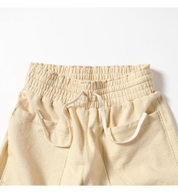 BEAMSBOY「maturely / ヘム カットオフ フレア ジャージー」|チノ|