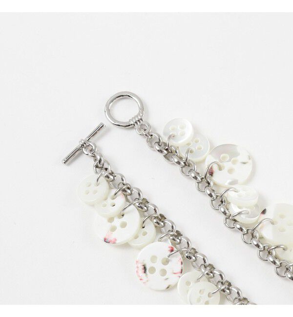 Ray BEAMS 「シェル ボタン ブレスレット」|その他|