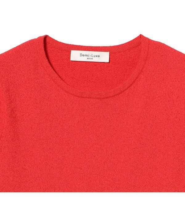 Demi-Luxe BEAMS 「ブークレ クルーネック Tシャツ」|ニット・セーター|