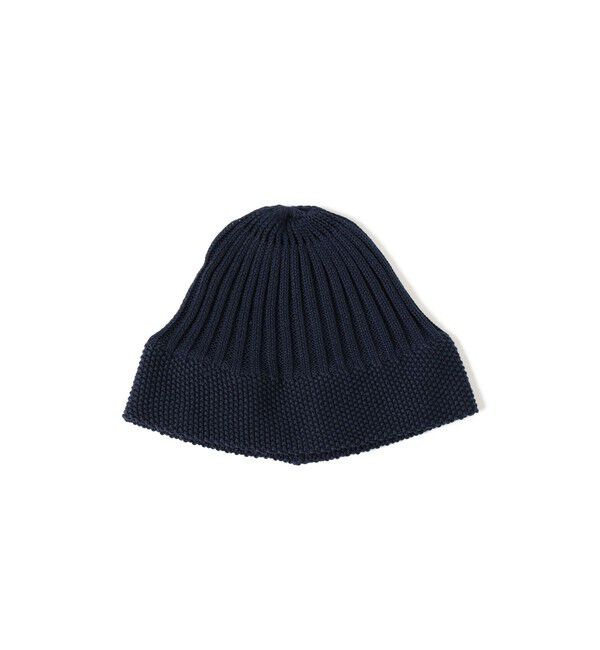 BEAMS「コットン リブ ワッチキャップ」|キャップ・キャスケット|NAVY