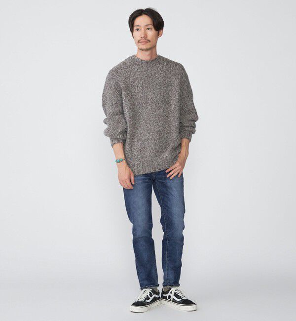 SHIPS「SHIPS: フラッフィー メランジ クルーネック プルオーバー ニット」|ニット・セーター|