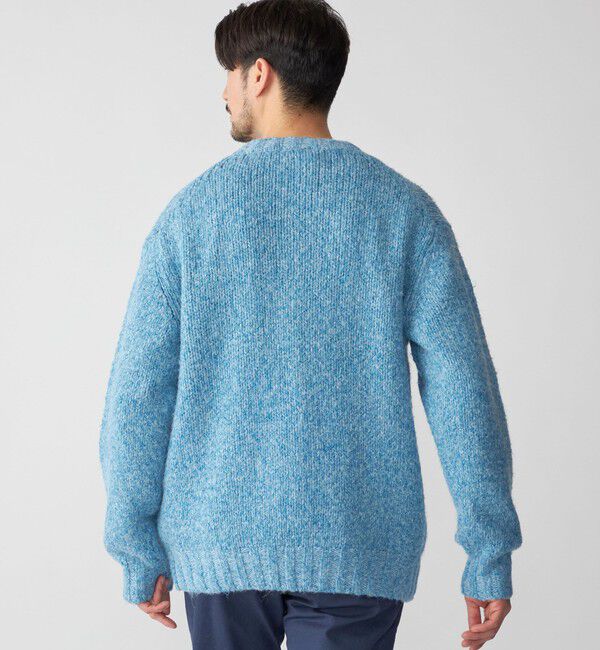 SHIPS「SHIPS: フラッフィー メランジ クルーネック プルオーバー ニット」|ニット・セーター|