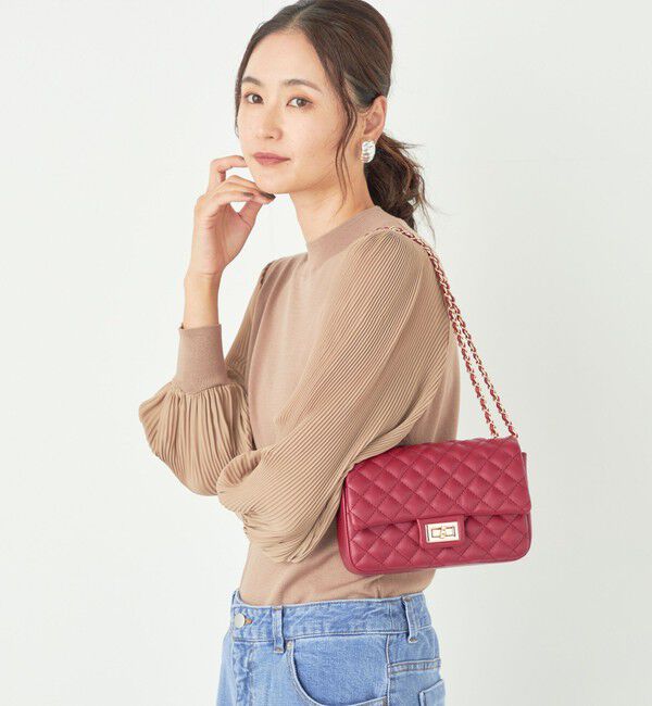 SHIPS Colors 「SHIPS Colors:キルティング チェーン バッグ◇」|ショルダー・メッセンジャー|