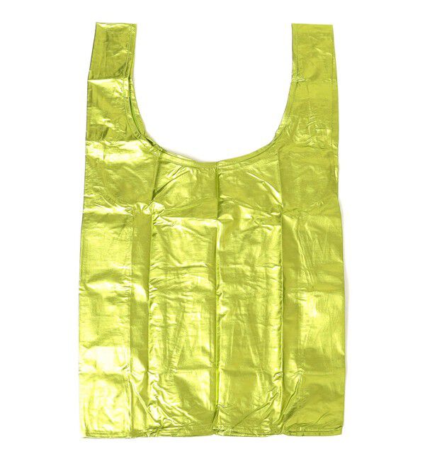 SHIPS Days「BAGGU:スタンダード メタリック」|エコバッグ|ライトグリーン