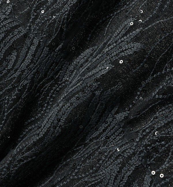 SHIPS for women「kaene:スパンコール 刺繍 ワンピース（セレモニー対応可）」|ワンピース|