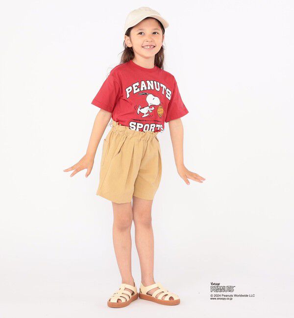 SHIPS KIDS「SHIPS KIDS:100～125cm / スヌーピー スポーツ 半袖 TEE」|Tシャツ・カットソー|