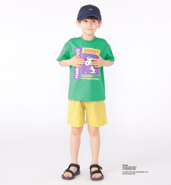 SHIPS KIDS「SHIPS KIDS:100～125cm / スヌーピー スポーツ 半袖 TEE」|Tシャツ・カットソー|