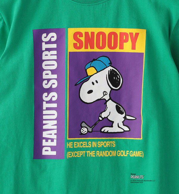 SHIPS KIDS「SHIPS KIDS:100～125cm / スヌーピー スポーツ 半袖 TEE」|Tシャツ・カットソー|