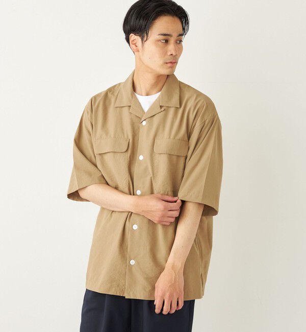 SHIPS Colors 「SHIPS Colors:〈洗濯機可能〉ダブルポケット サファリ シャツ」|シャツ・ブラウス|