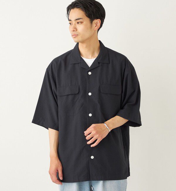 SHIPS Colors 「SHIPS Colors:〈洗濯機可能〉ダブルポケット サファリ シャツ」|シャツ・ブラウス|