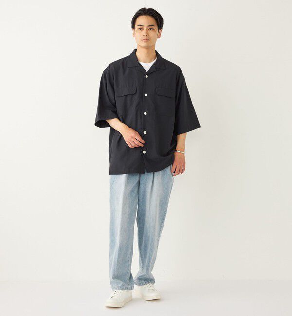 SHIPS Colors 「SHIPS Colors:〈洗濯機可能〉ダブルポケット サファリ シャツ」|シャツ・ブラウス|