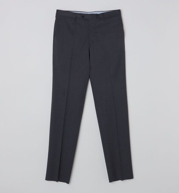 SHIPS「EQUIPAGE: ウール サージ スラックス」|スラックス|ダークグレー