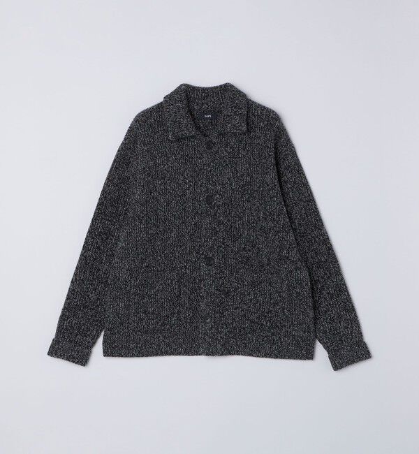 SHIPS「SHIPS: ミックス ヤーン ポロ ニット カーディガン カバーオール」|カーディガン|