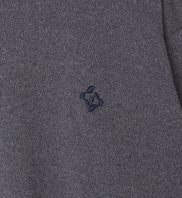 SHIPS「City Ambient Products:〈手洗い可能〉14ゲージ レーヨン ナイロン ワンポイントロゴニット」|ニット・セーター|