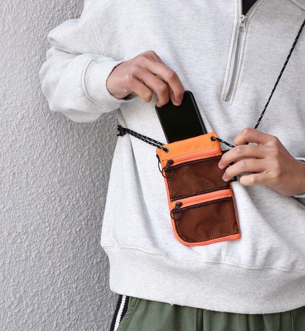SHIPS any「【SHIPS any別注】MAISON CANVVAS: メッシュ ウォレット マルチ ショルダーポーチ◇」|ショルダー・メッセンジャー|