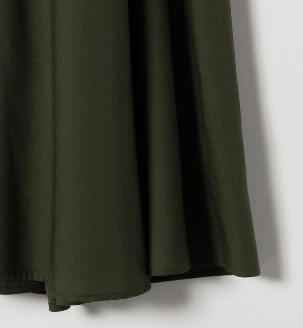 quaranciel「quaranciel:〈手洗い可能〉バックオープン ギャザー フレア ジャンパー スカート」|ワンピース|