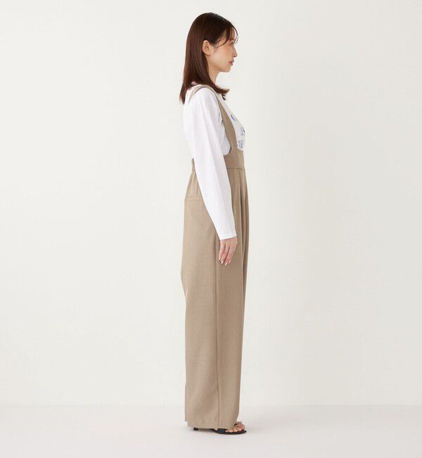 SHIPS Colors 「SHIPS Colors:〈洗濯機可能〉ハイウエスト サロペット」|オールインワン|