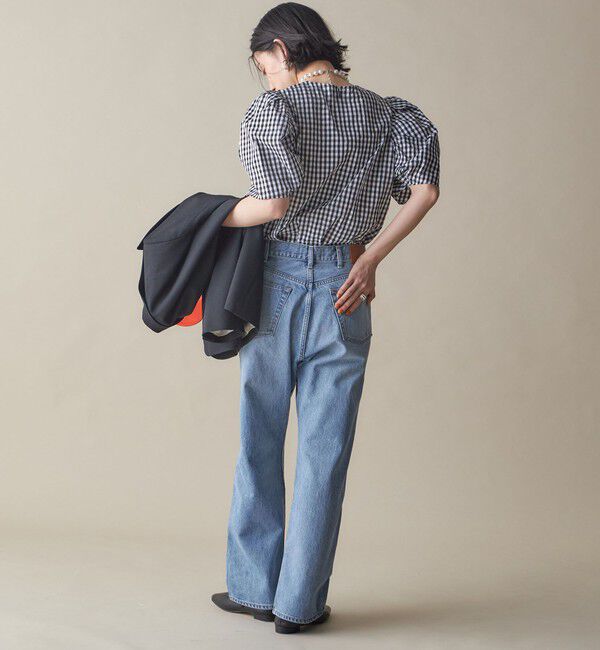 SHIPS for women「SHIPS NINE CASE:〈手洗い可能〉パフ スリーブ ブラウス」|シャツ・ブラウス|