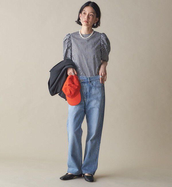 SHIPS for women「SHIPS NINE CASE:〈手洗い可能〉パフ スリーブ ブラウス」|シャツ・ブラウス|