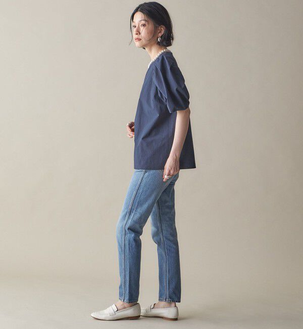 SHIPS for women「SHIPS NINE CASE:〈手洗い可能〉パフ スリーブ ブラウス」|シャツ・ブラウス|