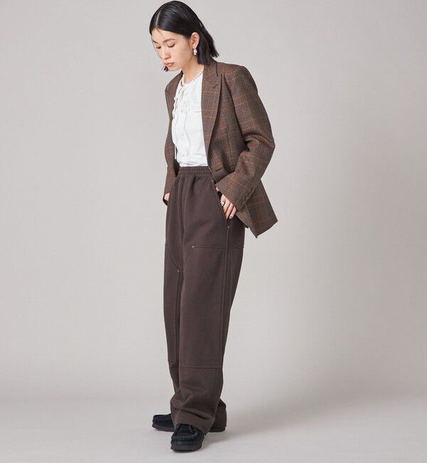 SHIPS for women「SHIPS NINE CASE:〈洗濯機可能〉裏毛 ダブルニー パンツ」|その他|