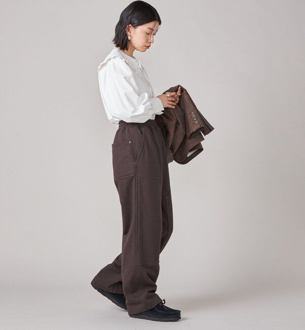 SHIPS for women「SHIPS NINE CASE:〈洗濯機可能〉裏毛 ダブルニー パンツ」|その他|