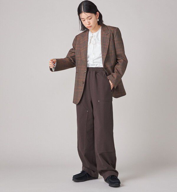 SHIPS for women「SHIPS NINE CASE:〈洗濯機可能〉裏毛 ダブルニー パンツ」|その他|