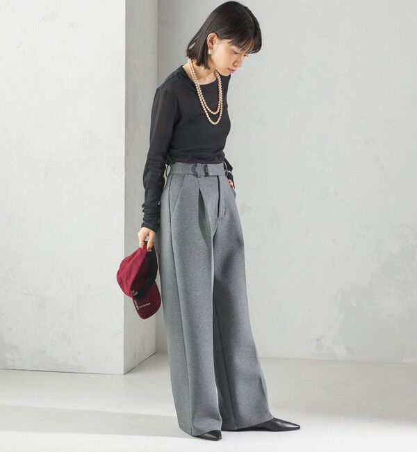 SHIPS for women「s.oyamadaコラボ:〈手洗い可能〉シアー テレコ ロング スリーブ TEE」|Tシャツ・カットソー|