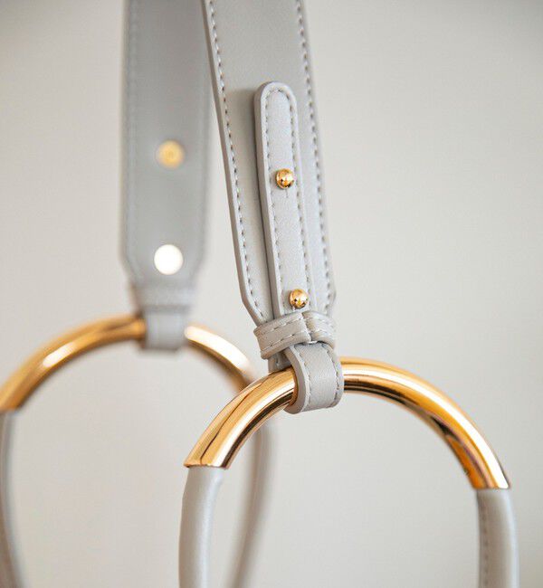 quaranciel「quaranciel: A4 メタルハンドル 2way スクエア トートバッグ」|トートバッグ|