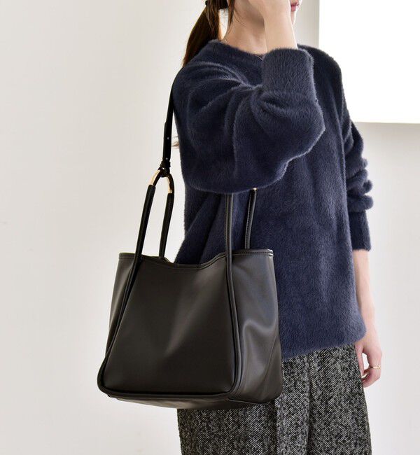 quaranciel「quaranciel: A4 メタルハンドル 2way スクエア トートバッグ」|トートバッグ|