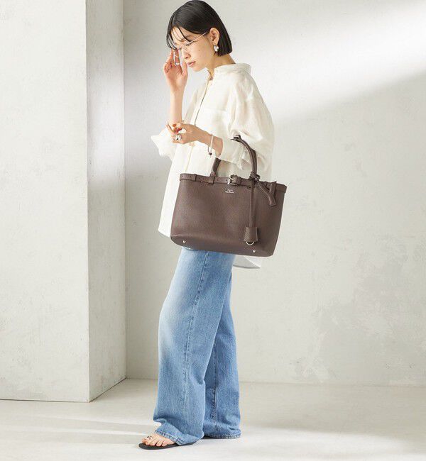 SHIPS for women「【WEB限定】George Cinq:BELTED TOTO BAG（M）」|トートバッグ|