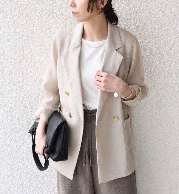 SHIPS Colors 「SHIPS Colors:〈手洗い可能〉メッシュ テーラード ジャケット」|テーラードジャケット|