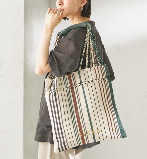 SHIPS for women「《予約》RAMESHWARI: ハンモック バッグ 26SS」|トートバッグ|オフホワイト