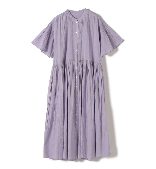 SHIPS for women「《予約》【SHIPS別注】Fanaka:〈手洗い可能〉ストライプ ドビー 羽織 ワンピース」|ワンピース|