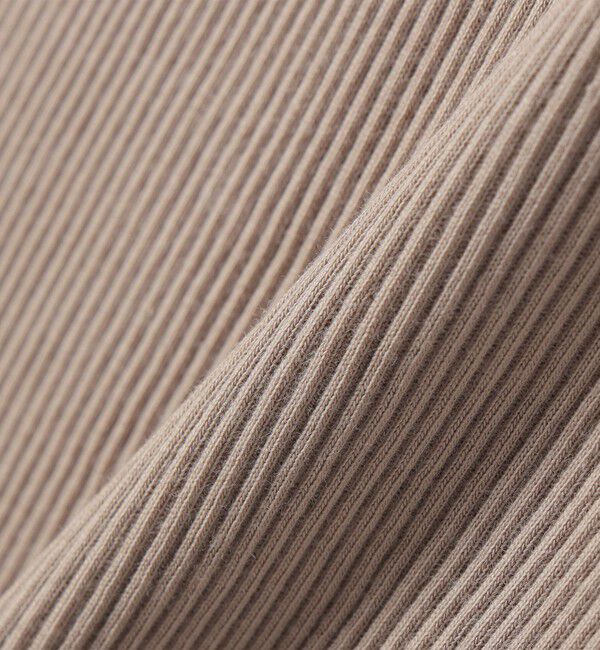 SHIPS any「BASIC COTTON:〈洗濯機可能〉フリル リブ キャミソール」|キャミソール|