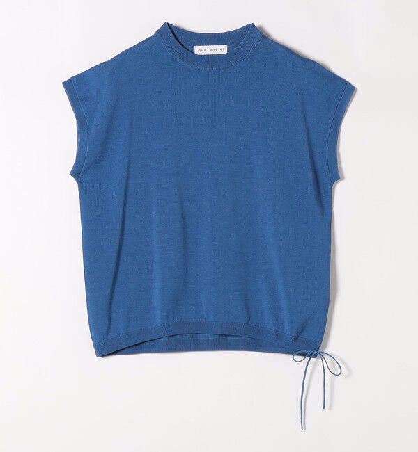 quaranciel「《予約》quaranciel:〈手洗い可能〉ドロスト フレンチスリーブ シアー ニット プルオーバー」|ニット・セーター|