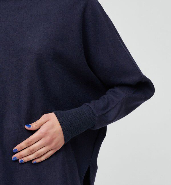 DES PRES「ニットコンビネーション ハイネックプルオーバー」|Tシャツ・カットソー|