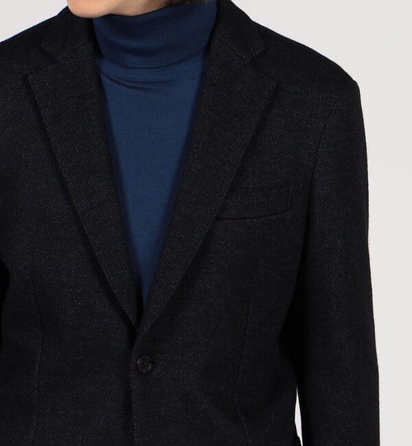 TOMORROWLAND MENS「ウールコットンダブルジャガード シングルブレステッド2Bジャケット」|テーラードジャケット|