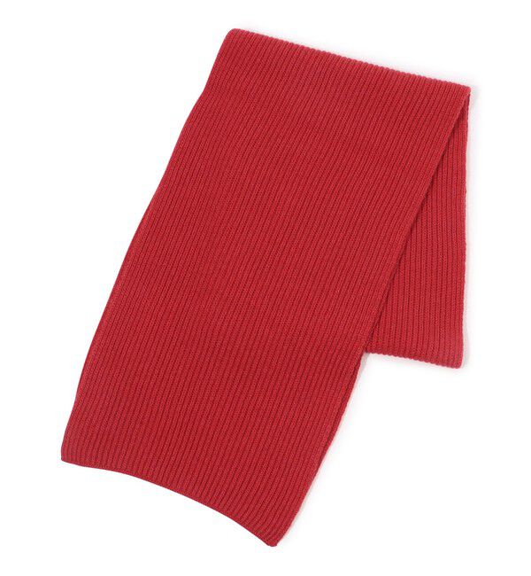 TOMORROWLAND GOODS「Johnstons of Elgin カシミヤ ニットストール」|マフラー|35 レッド