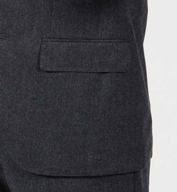 TOMORROWLAND MENS「Super120'sウールフランネル シングルブレステッド2Bジャケット Canonico」|テーラードジャケット|