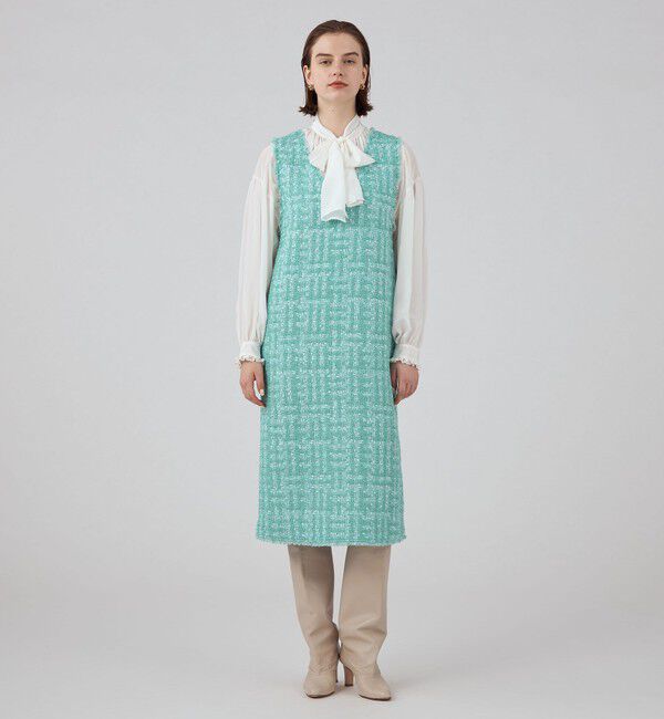 Ballsey「Jade vine Vネックワンピース」|ワンピース|