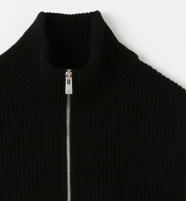GALERIE VIE「ファインウーレン ジップベスト」|ニット・セーター|