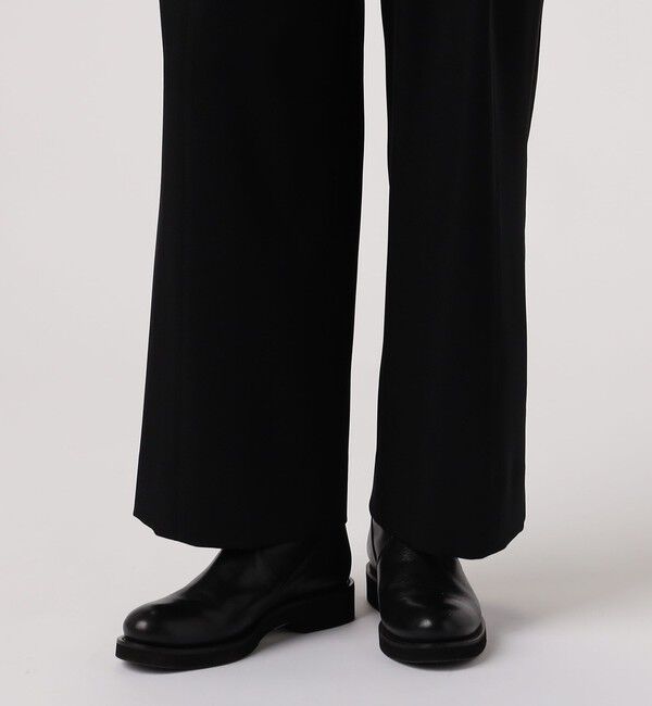 BACCA「ポリエステルレーヨン タックワイドパンツ」|その他|